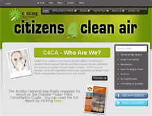 Tablet Screenshot of c4ca.org